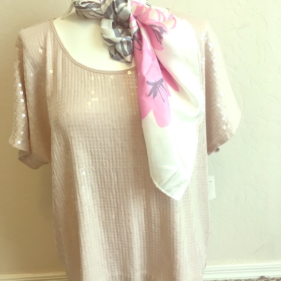 Robert Rodriguez Nude Cocktail Blouse - Picture 1 of 7